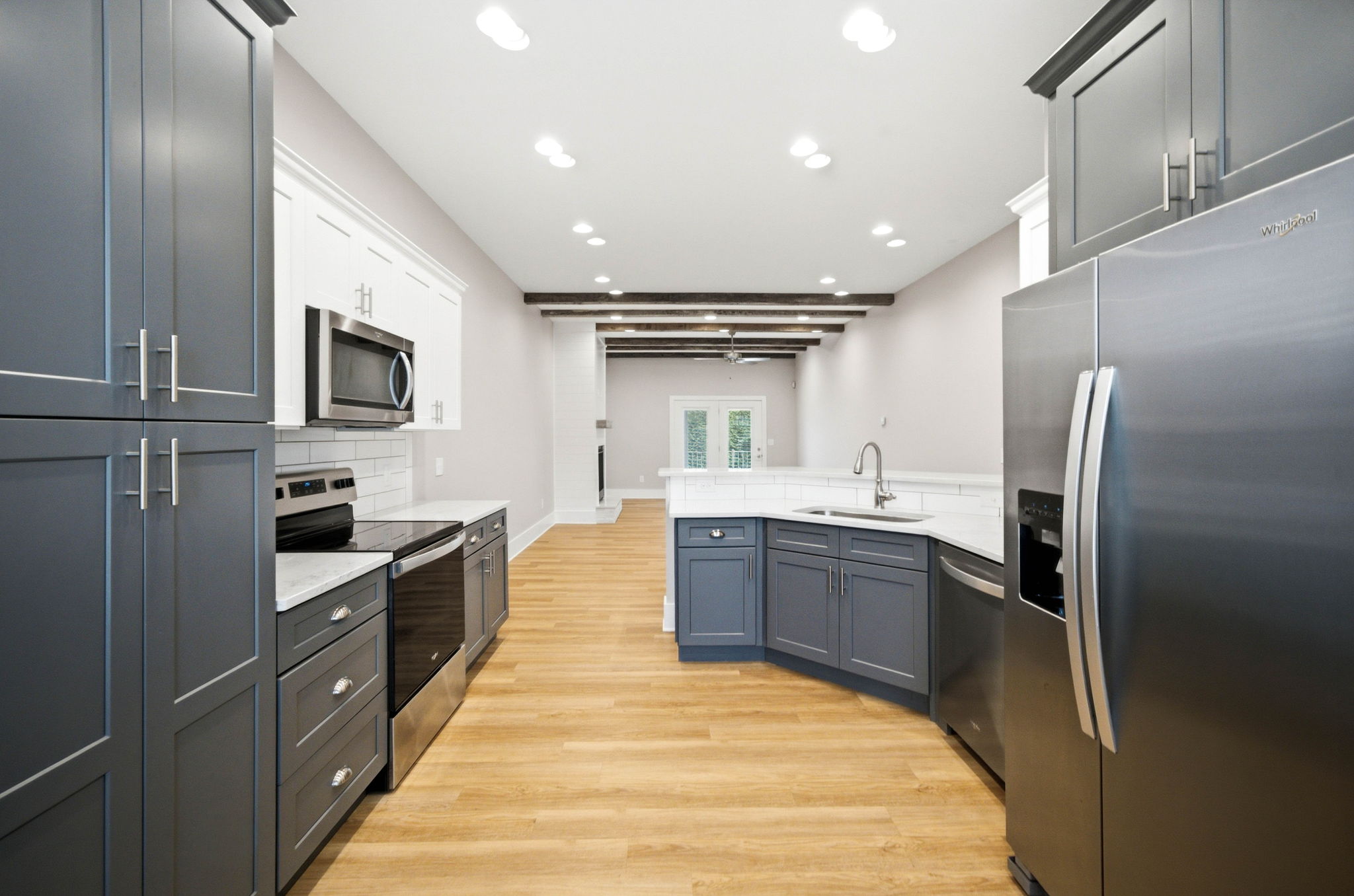Open kitchen flows naturally into the main living area for comfortable everyday living.