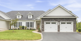Spacious one-level rental home with private entrance and attached two-car garage.